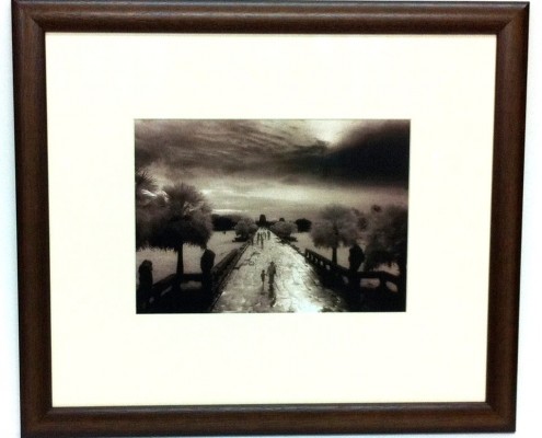 Bespoke picture framing black and white photography