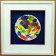 bespoke picture framing 3d objects hand painted plate