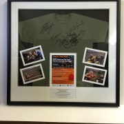 bespoke picture framing charity fight night sports memorabilia